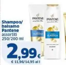 Sigma Shampoo/ balsamo Pantene offerta