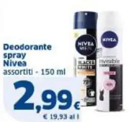 Sigma Deodorante spray Nivea offerta