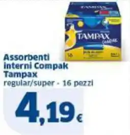 Sigma Assorbenti interni Compak Tampax offerta