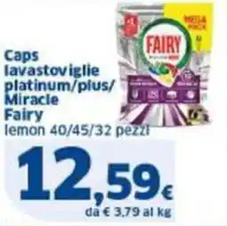 Sigma Caps lavastoviglie platinum/plus/ Miracle Fairy offerta