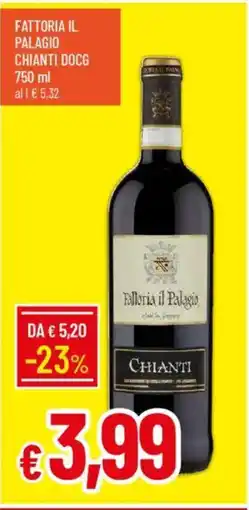 Galassia Fattoria il palagio chianti docg offerta