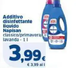 Sigma Additivo disinfettante liquido Napisan offerta