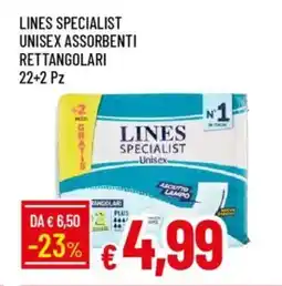 Galassia Lines specialist unisex assorbenti rettangolari offerta