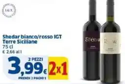 Sigma Shedar bianco/rosso IGT Terre Siciliane offerta