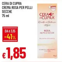 Galassia Cera di cupra crema rosa per pelli secche offerta