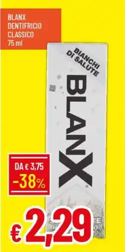Galassia Blanx dentifricio classico offerta