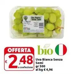 Carrefour Express Uva Bianca Senza Semi offerta