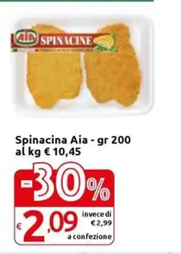 Carrefour Express Spinacina Aia offerta