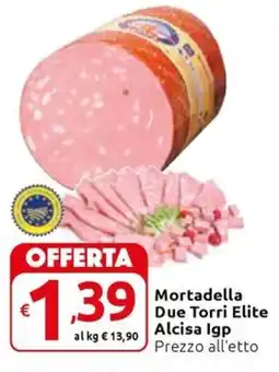Carrefour Express Mortadella Due Torri Elite Alcisa lgp offerta
