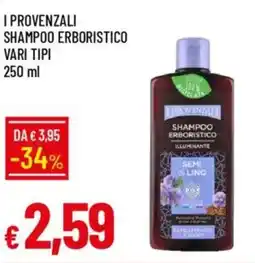 Galassia I provenzali shampoo erboristico vari tipi offerta