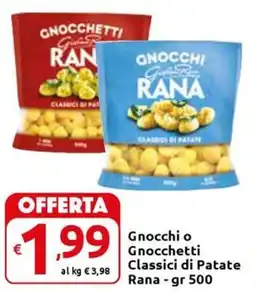 Carrefour Express Gnocchi o Gnocchetti Classici di Patate Rana offerta