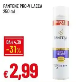 Galassia Pantene pro-v lacca offerta