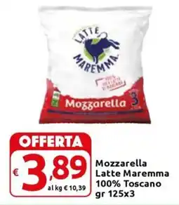 Carrefour Express Mozzarella Latte Maremma 100% Toscano offerta