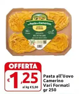 Carrefour Express Pasta all'uovo Camerino Vari Formati offerta