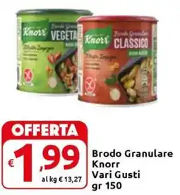 Carrefour Express Brodo Granulare Knorr Vari Gusti offerta