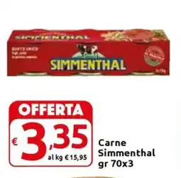 Carrefour Express Carne Simmenthal offerta