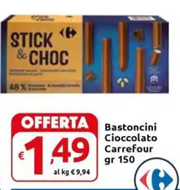 Carrefour Express Bastoncini Cioccolato Carrefour offerta