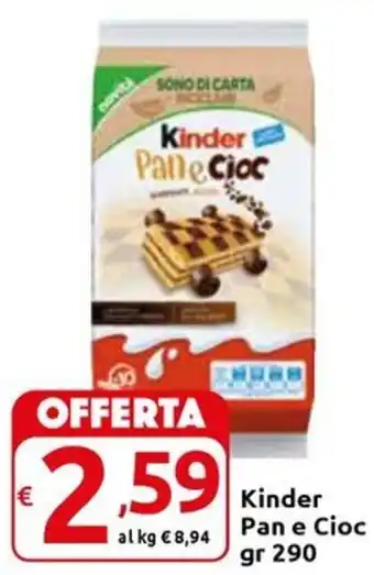 Carrefour Express Kinder Pan e Cioc offerta