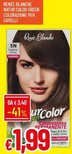 Galassia Renée blanche natur color green colorazione per capelli offerta