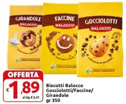 Carrefour Express Biscotti Balocco Gocciolotti/Faccine/ Girandole offerta