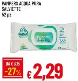 Galassia Pampers acqua pura salviette offerta