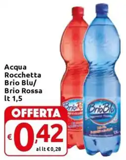 Carrefour Express Acqua Rocchetta Brio Blu/ Brio Rossa offerta