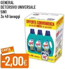 Galassia General detersivo universale 5in1 offerta