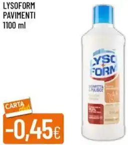 Galassia Lysoform pavimenti offerta