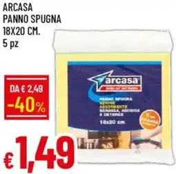 Galassia Arcasa panno spugna 18x20 cm offerta