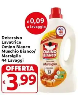 Carrefour Express Detersivo Lavatrice Omino Bianco Muschio Bianco/ Marsiglia offerta