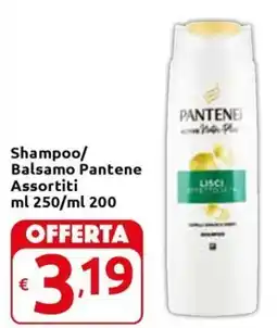 Carrefour Express Shampoo/ Balsamo Pantene Assortiti offerta