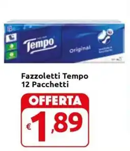 Carrefour Express Fazzoletti Tempo 12 Pacchetti offerta