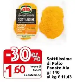 Carrefour Express Sottilissime di Pollo Panate Aia offerta
