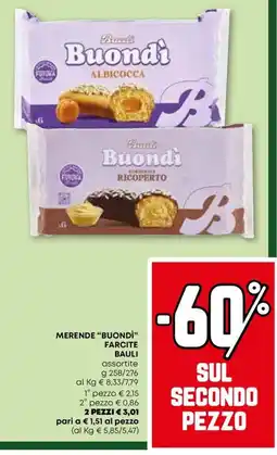 Pam Merende "buondì" farcite BAULI offerta