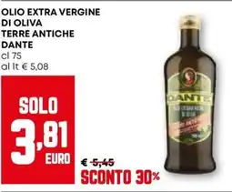 Pam Olio extra vergine di oliva terre antiche DANTE offerta