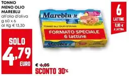 Pam Tonno meno olio MAREBLU offerta