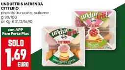 Pam Unduetris merenda CITTERIO offerta