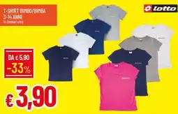 Galassia T-shirt bimbo/bimba 3-14 anni offerta