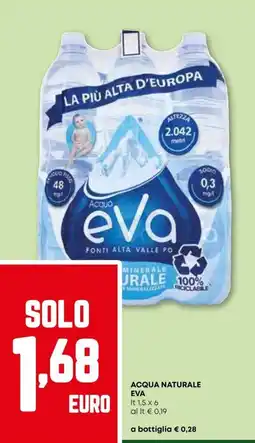 Pam Acqua naturale EVA offerta