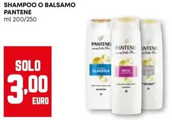 Pam Shampoo o balsamo PANTENE offerta