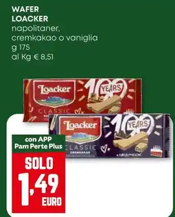 Pam Wafer LOACKER offerta