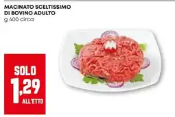 Pam Macinato sceltissimo di bovino adulto offerta