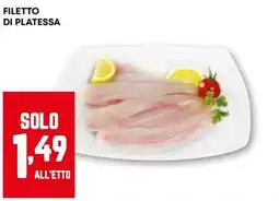 Pam Filetto di platessa offerta