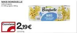 Ipercoop MAIS BONDUELLE cotto al vapore offerta