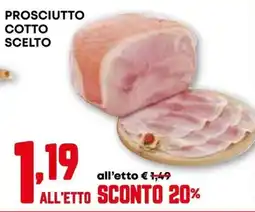 Pam Prosciutto cotto scelto offerta