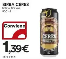 Ipercoop Birra ceres offerta