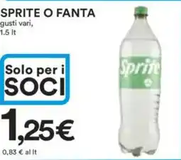 Ipercoop Sprite o fanta offerta