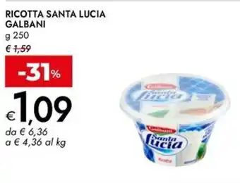 Bennet Ricotta santa lucia GALBANI offerta