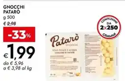 Bennet Gnocchi PATARÓ offerta