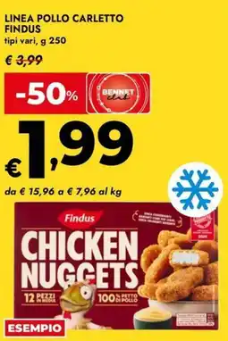 Bennet Linea pollo carletto FINDUS offerta